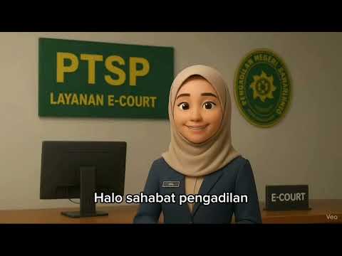 Video Informasi dan Alur Pendafataran Perkara Permohonan