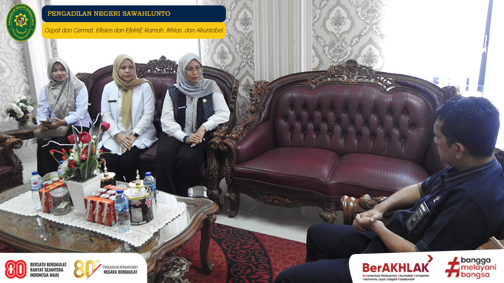 Kunjungan Silaturahmi Kepala Dinas Kesehatan Kota Sawahlunto