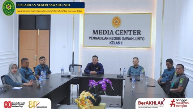 Pengadilan Negeri Sawahlunto Mengikuti Kegiatan Pembinaan Bidang Kepegawaian Tahun 2026