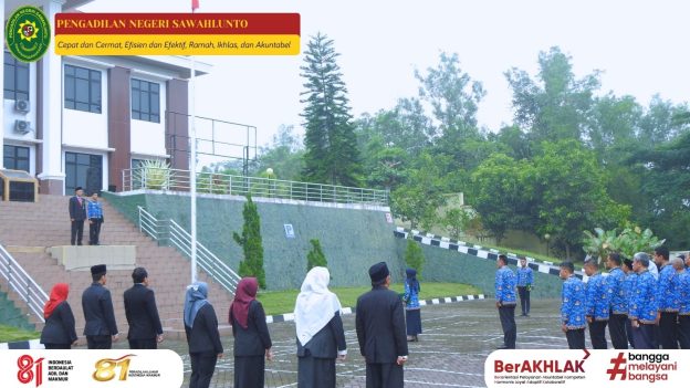 Upacara Hari Kesaktian Pancasila di Halaman Kantor Pengadilan Negeri Sawahlunto Upacara Hari Kesaktian Pancasila di Halaman Kantor Pengadilan Negeri Sawahlunto Tahun 2026