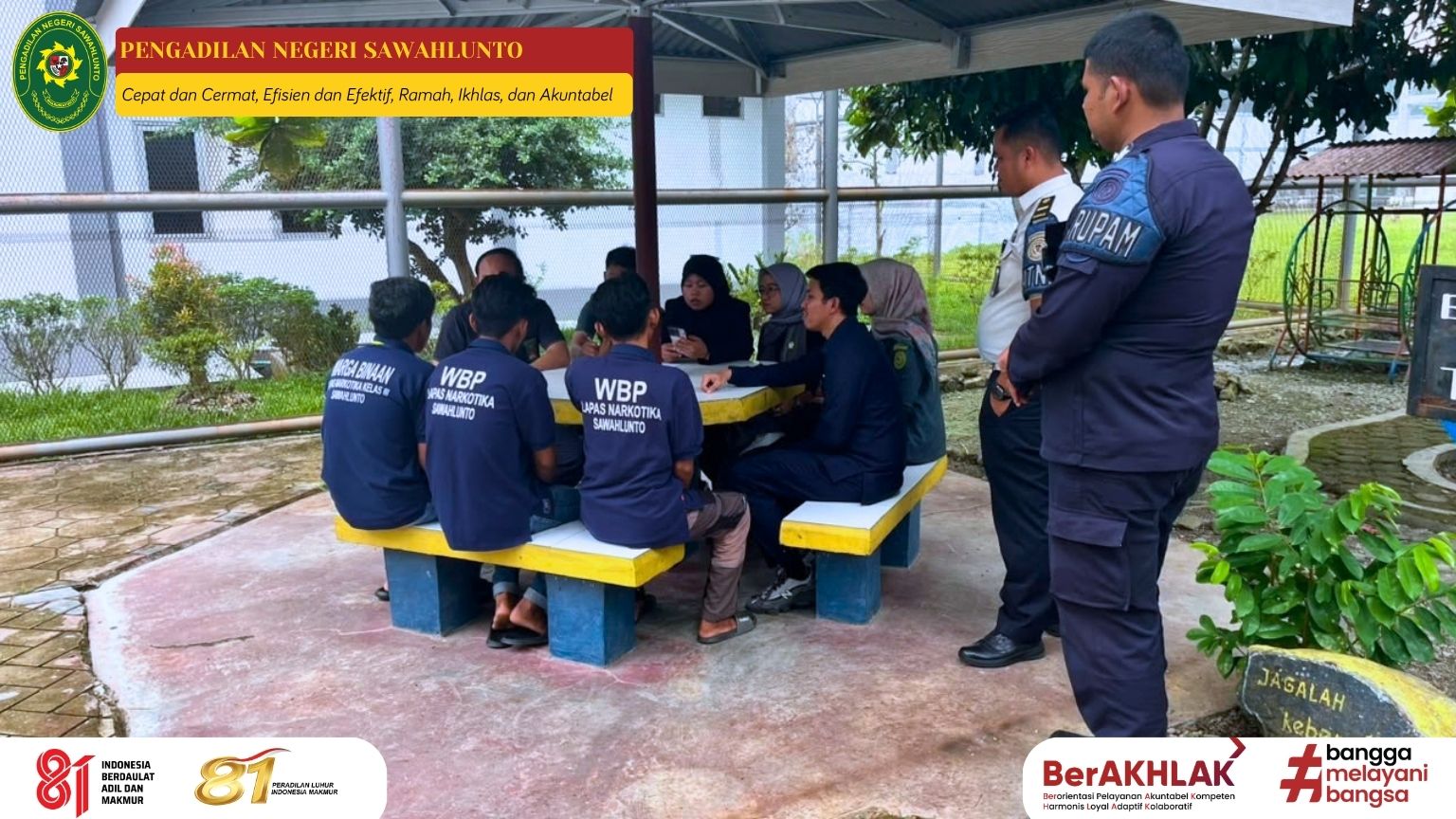 Pelaksanaan Kimwasmat di RUTAN Kelas IIB Sawahlunto dan LP Narkotika Sawahlunto TR III Tahun 2026