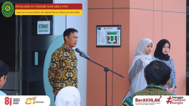 Pengadilan Negeri Sawahlunto Laksanakan Kegiatan Rutin Apel Sore Pada 16 Oktober 2026